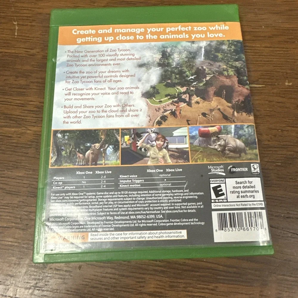Zoo Tycoon (Microsoft Xbox One)
